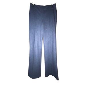 Jones New York Blue Wide Leg Pants SIZE L faux Zip Front Pull On Pants NWT